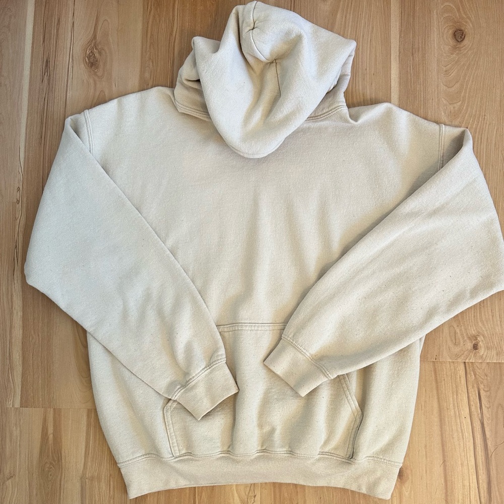 Comfort Lounge Cream Hoodie Sweatshirt